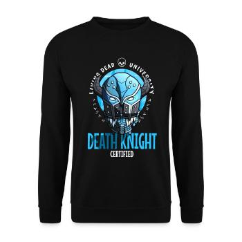 Deathknight certified - Sweat-shirt Unisexe - noir - Devant - Alina (178cm) & Michal (187cm)