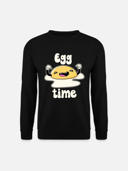 Egg Time - Unisex Sweatshirt - black