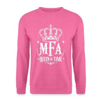 MFA Medizinische Fachangestellte Queen Time Praxis - Unisex Pullover - Pink - Vorne