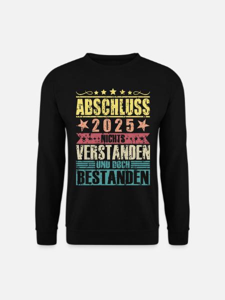 Abschluss 2025 - Unisex Pullover - Schwarz