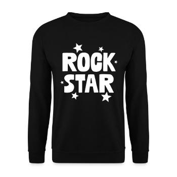 Rock Star - Sweat-shirt Unisexe - noir - Devant - Alina (178cm) & Michal (187cm)