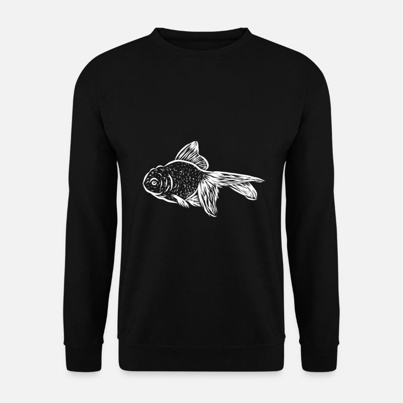 Fisch - Unisex Pullover - Schwarz