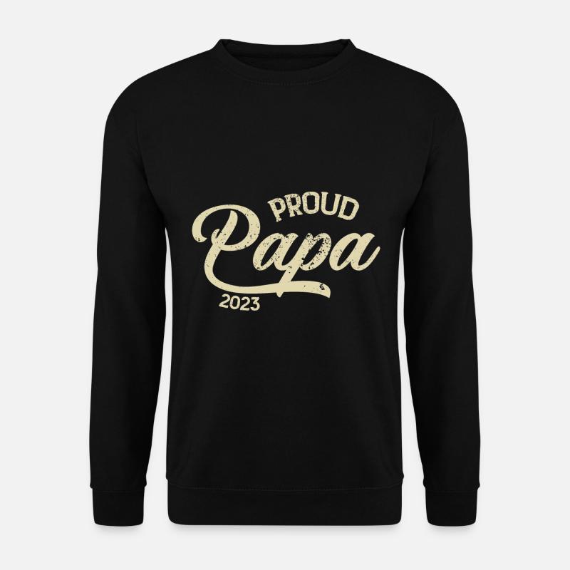 Proud Papa 2023 - Unisex Pullover - Schwarz