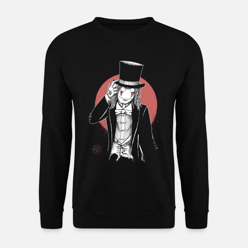 Spooky guy - Unisex Pullover - Schwarz