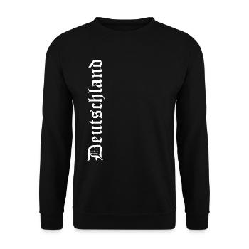 Deutschland - Unisex Pullover - Schwarz - Vorne - Alina (178cm) & Michal (187cm)