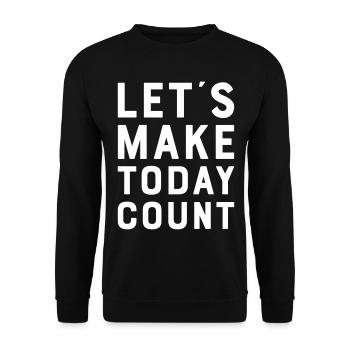 Des phrases drôles - Sweat-shirt Unisexe - noir - Devant - Alina (178cm) & Michal (187cm)