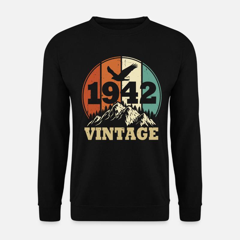 Jahrgang 1942 - Unisex Pullover - Schwarz