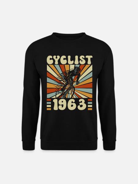 Radsportfest Jahrgang 1963 60-jähriges Jubiläum - Unisex Pullover - Schwarz