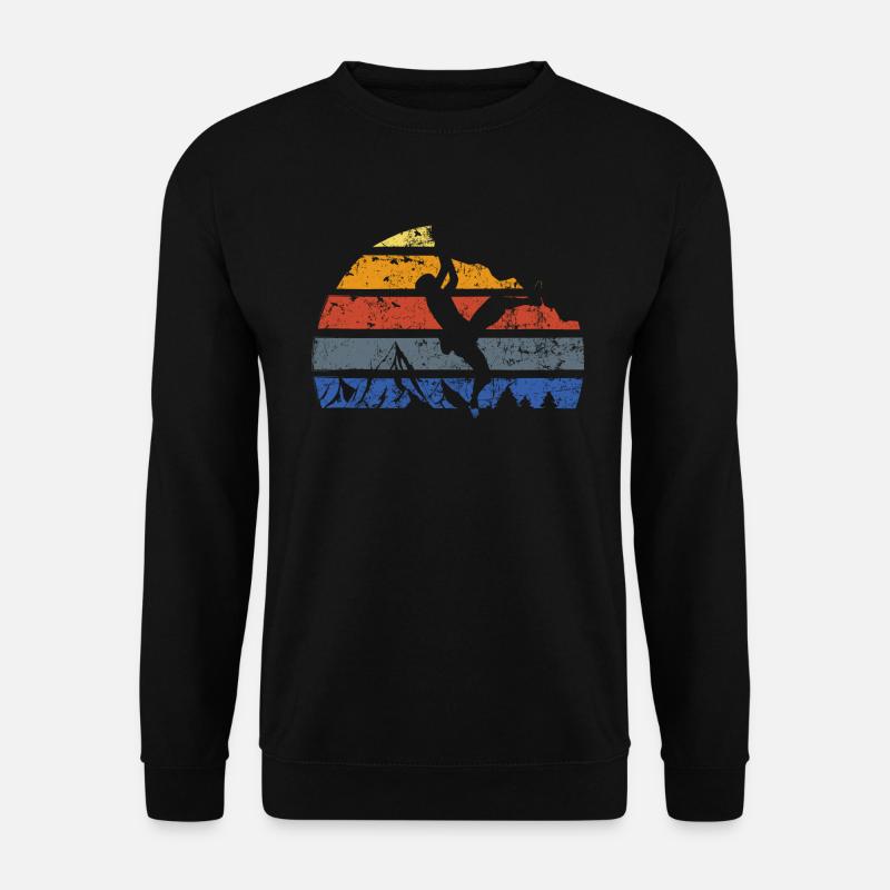 climbing - Unisex Pullover - Schwarz