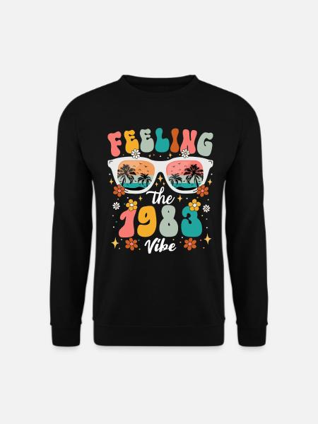 40-jähriges Jubiläum Frau 1983 40-jähriges Jubiläum - Unisex Pullover - Schwarz