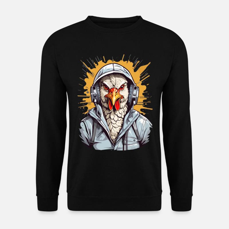 Hänchen Rock - Unisex Pullover - Schwarz