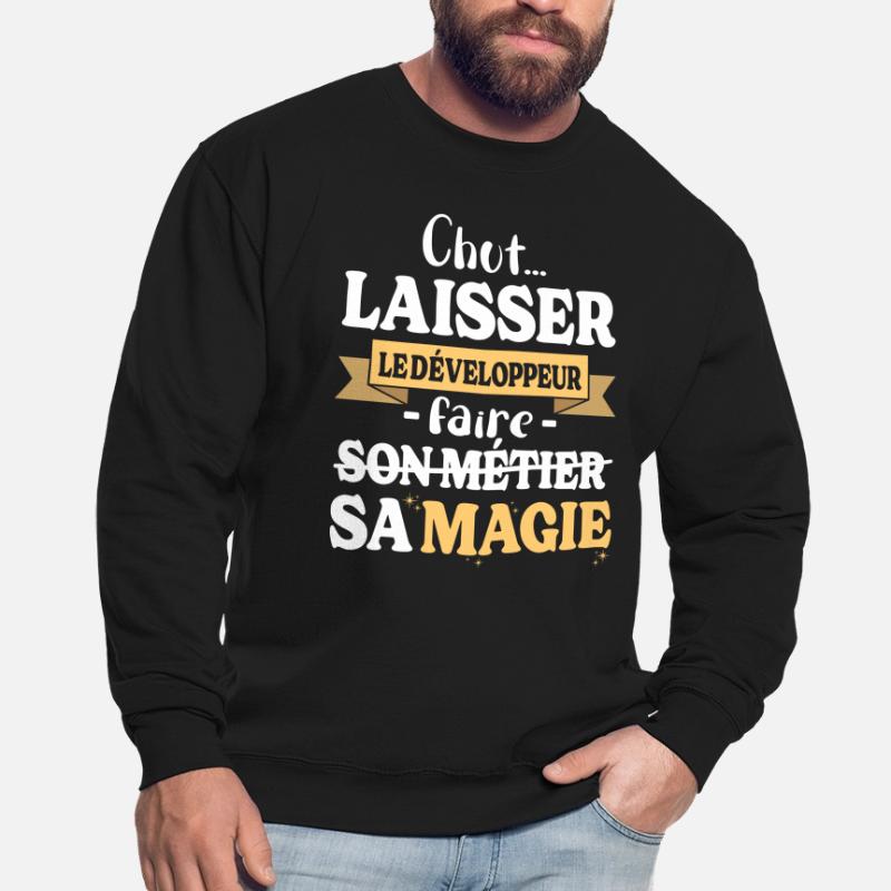 Developer Makes His Magic Humor Dev Unisex Sweatshirt