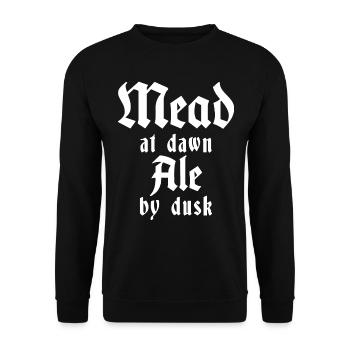 Adore La Bière Fête Médiévale Hydromel - Sweat-shirt Unisexe - noir - Devant - Alina (178cm) & Michal (187cm)