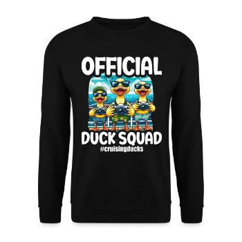 Humor Family Cruise Holidays - Unisex Sweatshirt - black - Front - Alina (178cm) & Michal (187cm)