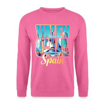 Voyage Espagne Ville Valence - Sweat-shirt Unisexe - rose - Devant
