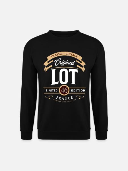 Vintage Lot Département France - Sweat-shirt Unisexe - noir