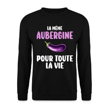 Enterrement De Vie De Fille Mariée EVF - Sweat-shirt Unisexe - noir - Devant - Alina (178cm) & Michal (187cm)