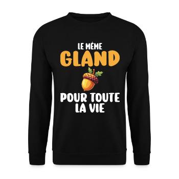 Enterrement De Vie De Fille Mariée EVF - Sweat-shirt Unisexe - noir - Devant - Alina (178cm) & Michal (187cm)