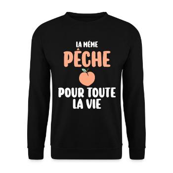 Humour Homme Mariage Futur Marié EVG - Sweat-shirt Unisexe - noir - Devant - Alina (178cm) & Michal (187cm)