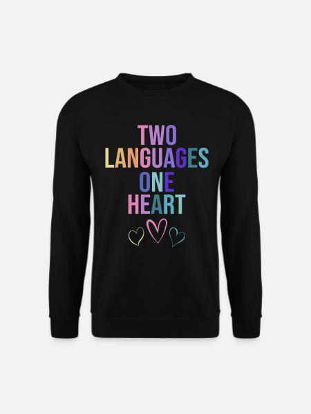 Éducation Bilingue Humour Enseignant - Sweat-shirt Unisexe - noir