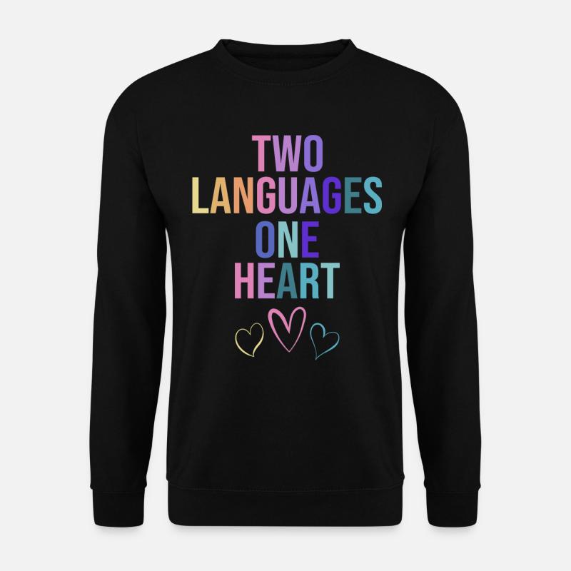 Éducation Bilingue Humour Enseignant - Sweat-shirt Unisexe - noir