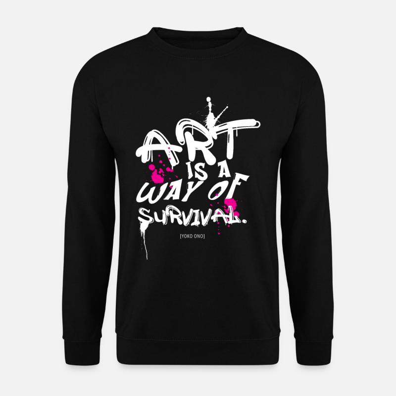 Art survival - Unisex Pullover - Schwarz