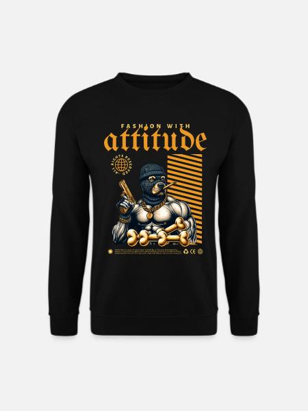 Pitbulls gangsters - Sweat-shirt Unisexe - noir