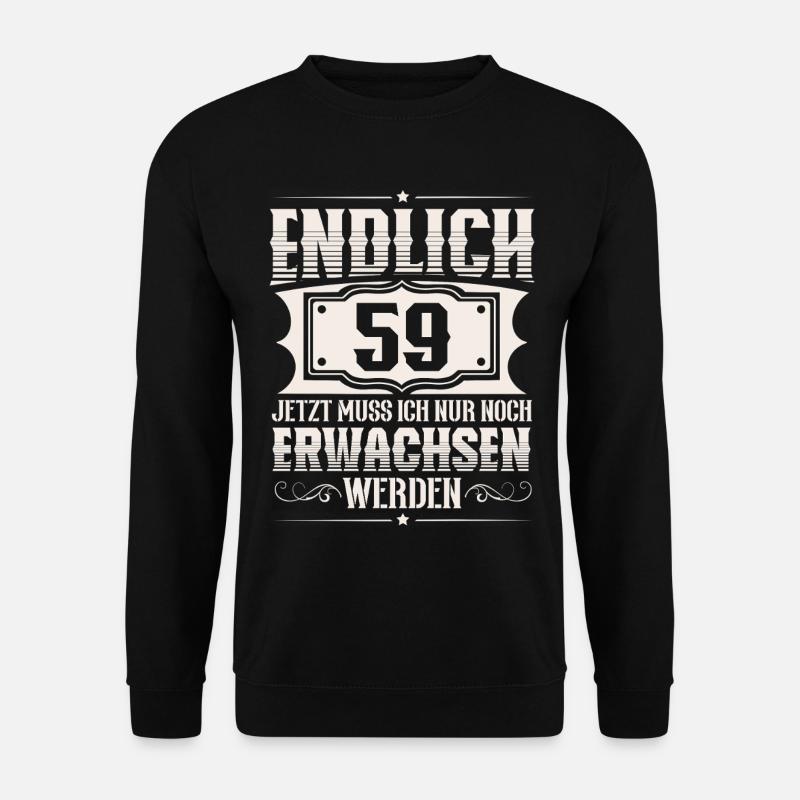 59th Birthday - Unisex Sweatshirt - black