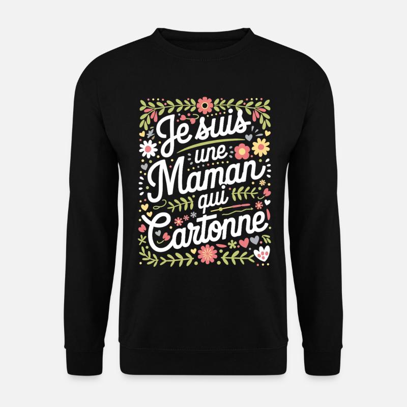 Ich bin eine erfolgreiche Mutter - Unisex Pullover - Schwarz
