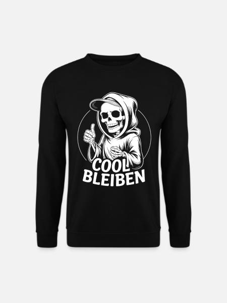 Skeleton Thumbs Up – Stay Cool - Unisex Sweatshirt - black