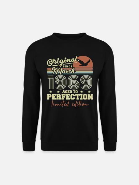 Anniversaire Mars 1969 - Sweat-shirt Unisexe - noir