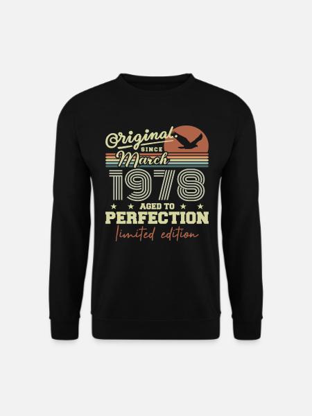 birthday March 1978 - Unisex Sweatshirt - black