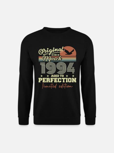 Anniversaire Mars 1994 - Sweat-shirt Unisexe - noir