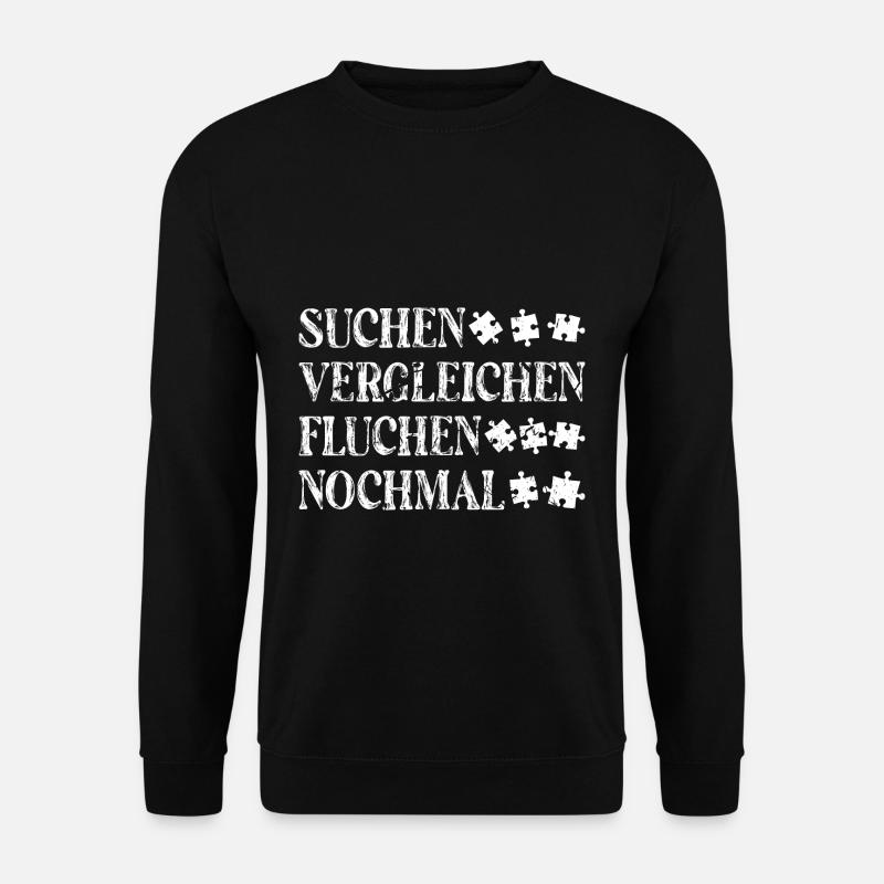 Puzzle - Unisex Pullover - Schwarz