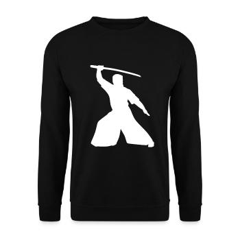 Haidong Gumdo - Sweat-shirt Unisexe - noir - Devant - Alina (178cm) & Michal (187cm)