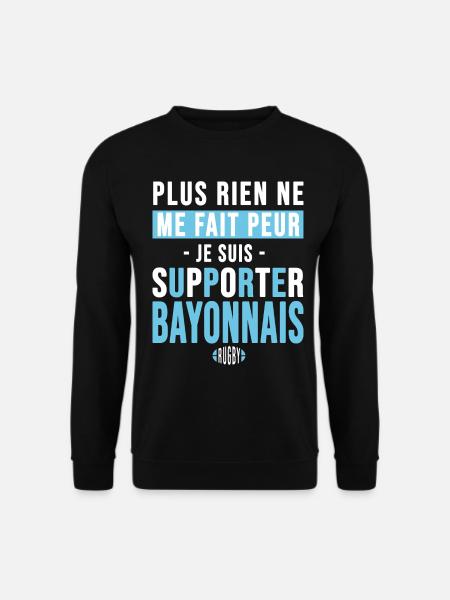 Rugby Bayonne cadeau supporter bayonnais - Sweat-shirt Unisexe - noir