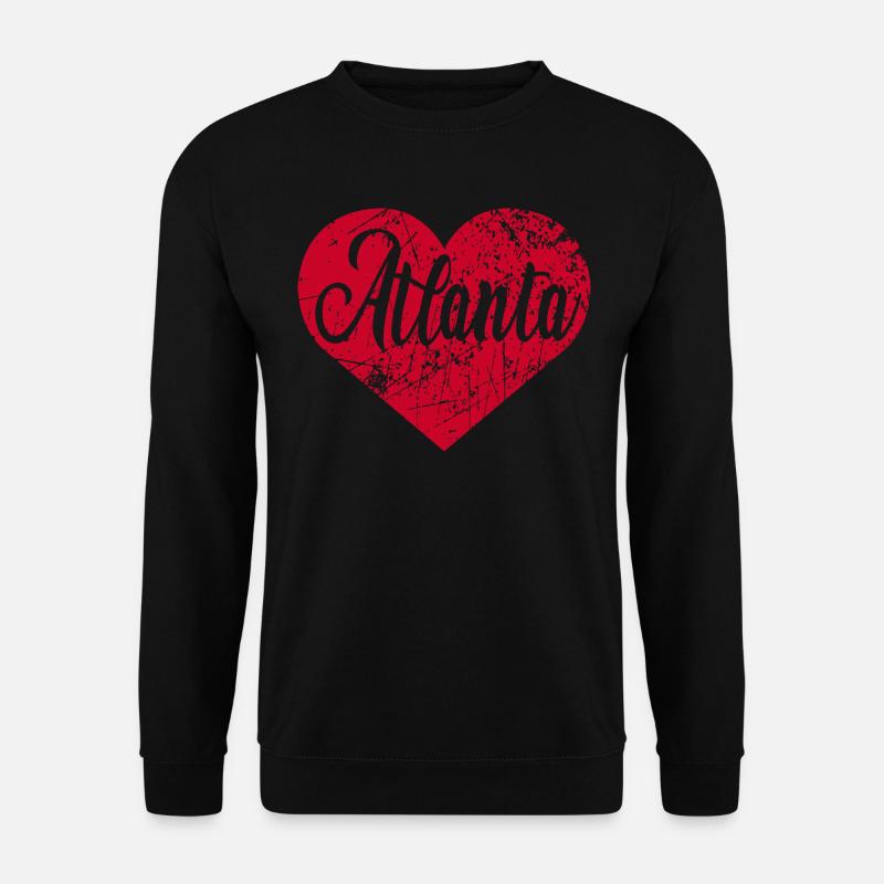 Atlanta Herz - Unisex Pullover - Schwarz