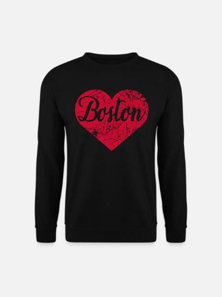 Boston Heart - Unisex Sweatshirt - black