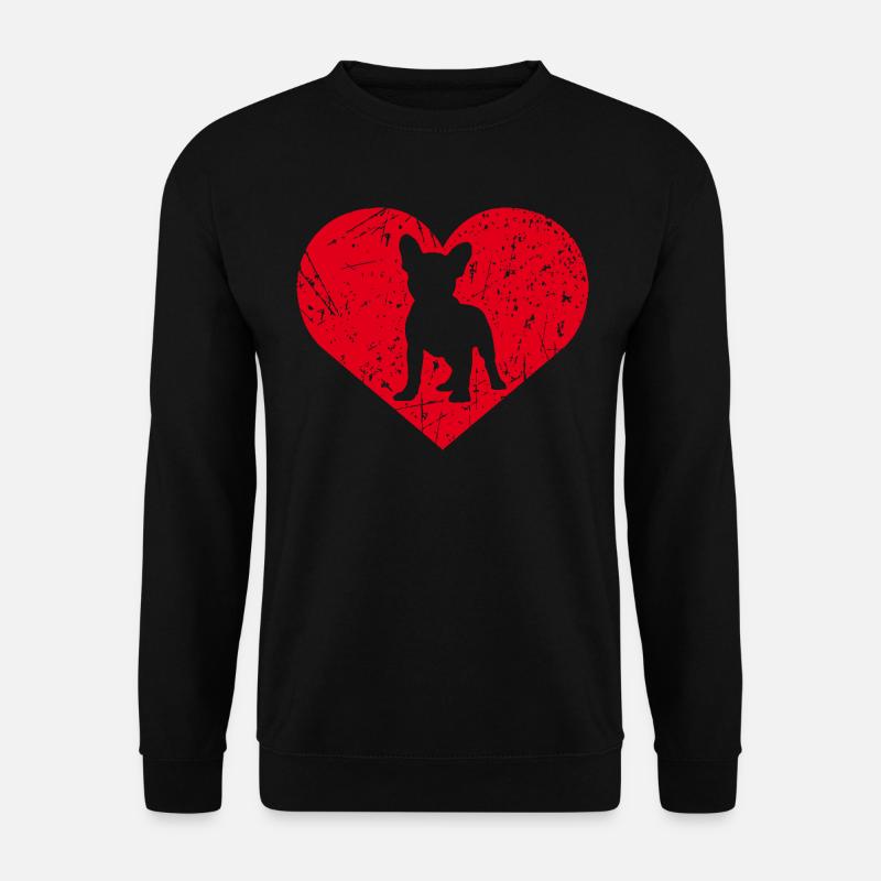 French Bulldog - Unisex Pullover - Schwarz