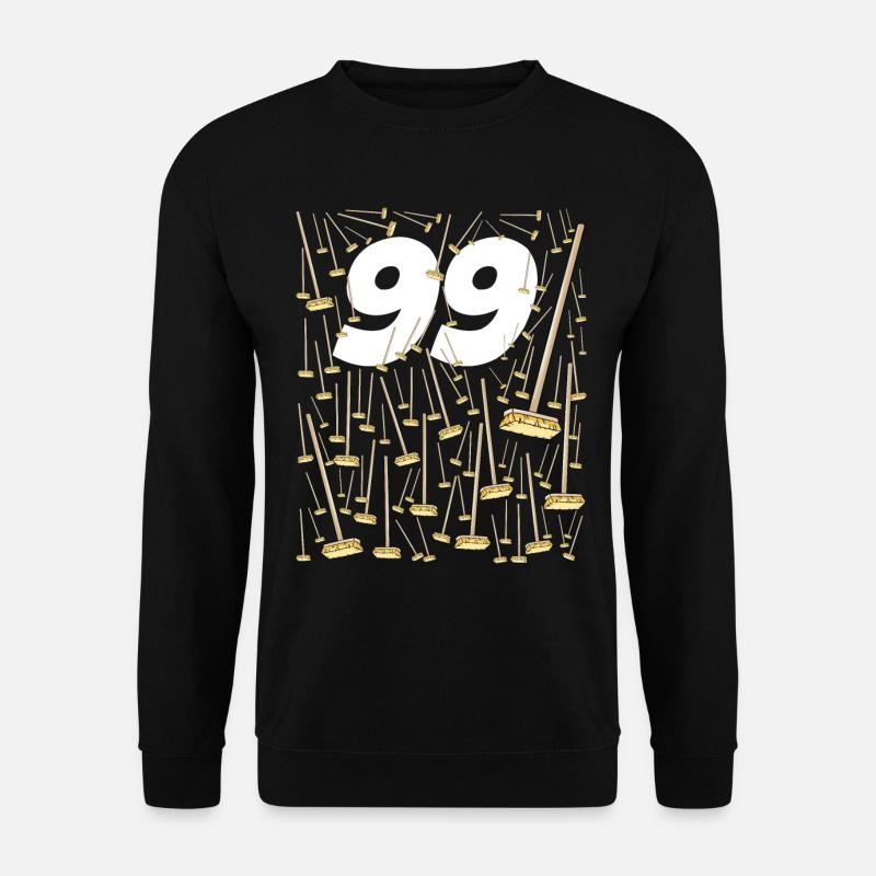 Anniversaire 99 balais - Sweat-shirt Unisexe - noir