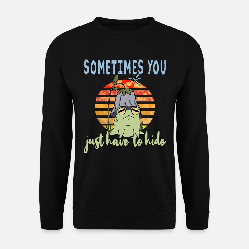 Depression Depression Frog - Unisex Sweatshirt - black
