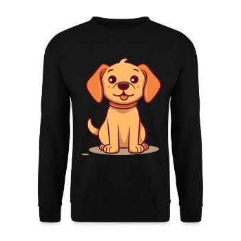 Conception de chien mignon pour les propriétaires de chiens - Sweat-shirt Unisexe - noir - Devant - Alina (178cm) & Michal (187cm)