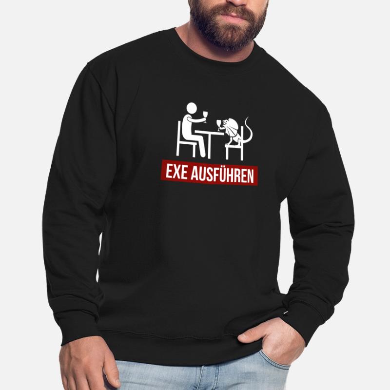 Admin EXE ausführen Sysadmin Systemadmin Dinner Unisex Pullover
