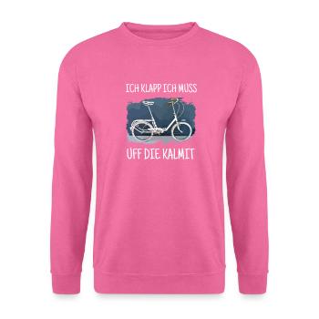 Klapprad Kalmit T-Shirt das Geschenk 20 Zoll Fans - Unisex Pullover - Pink - Vorne