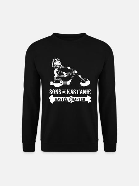 Söhne von Kastanie - Bastel Chapter Motorradfahrer - Unisex Pullover - Schwarz