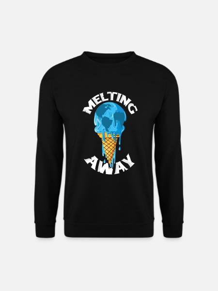 Our World Melting Away - Unisex Sweatshirt - black