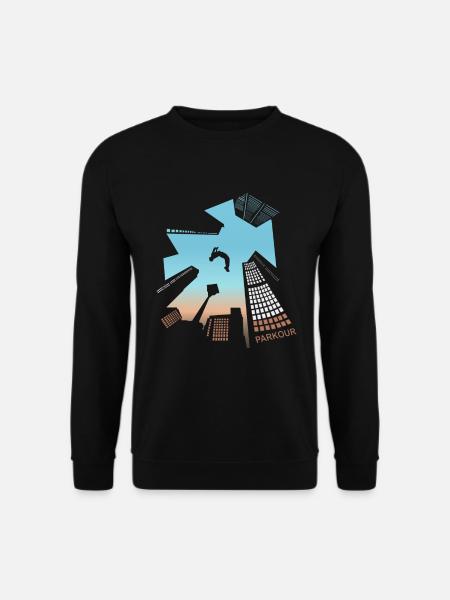 Parkour - Unisex Pullover - Schwarz