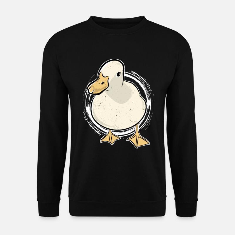 Gans - Unisex Pullover - Schwarz