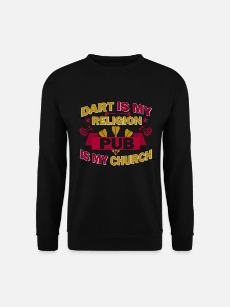 Darts, darts darts, throwing darts - Unisex Sweatshirt - black