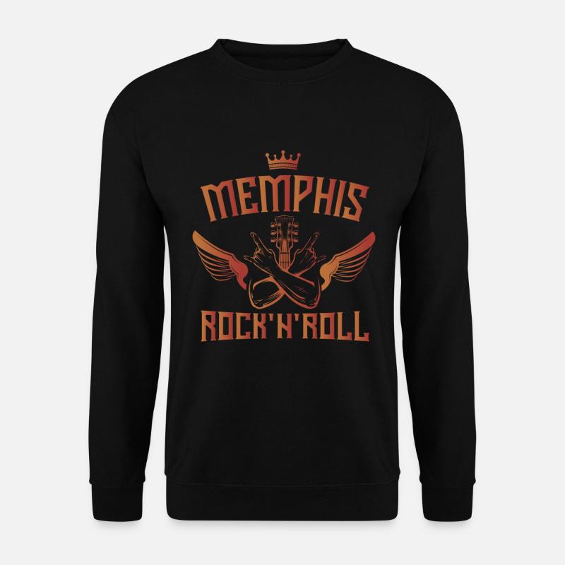 Musik aus Memphis, Musik aus Memphis tennessee, - Unisex Pullover - Schwarz
